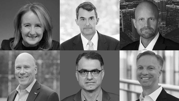 Collection of black and white headshots of CIOs