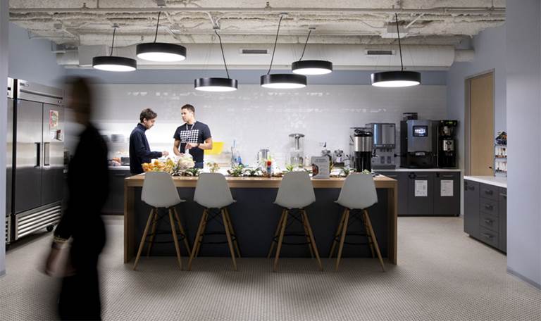 Modern office kitchen