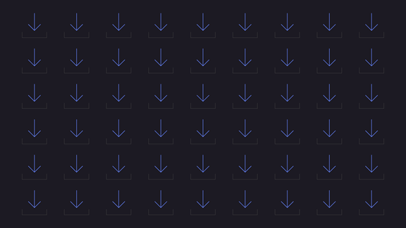 Pattern of download icons