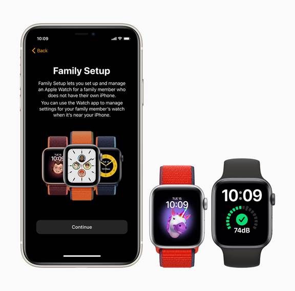 Apples new family watch set up