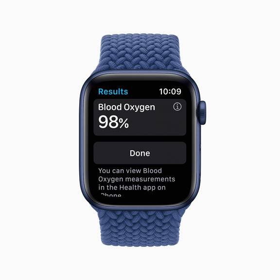 Apple's blood sensor feature being announced at Apple event 2020