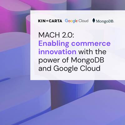 Enabling commerce innovation with the power of MongoDB and Google Cloud