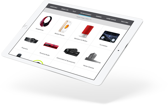 Maplin product display