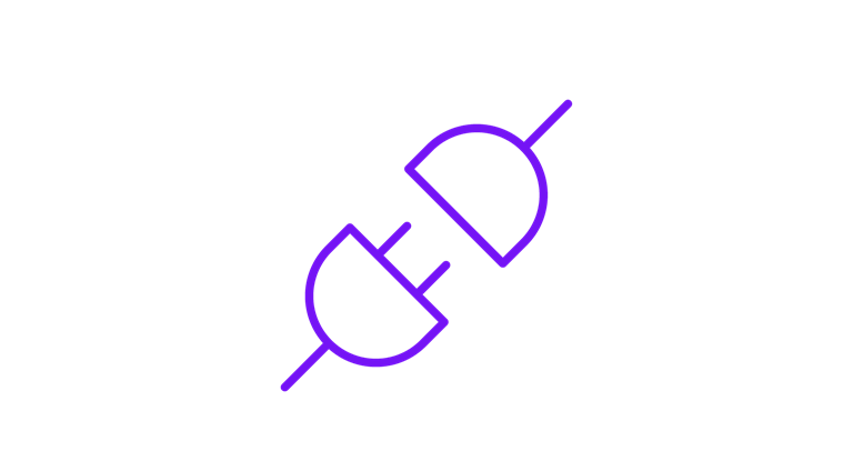 Unplugged cable icon