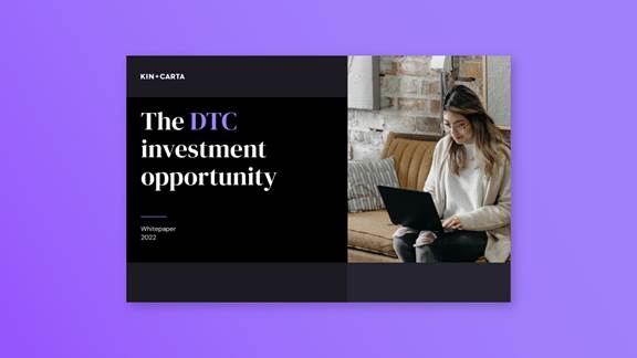 "The DTC investment opportunity" whitepaper cover